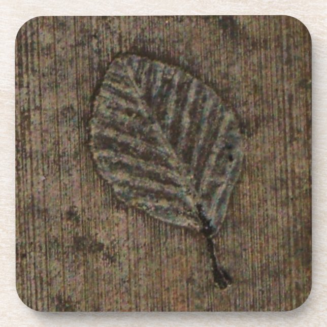 Leaf Fossil Untersetzer (Vorderseite)