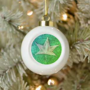 Leaf Foto Ornament