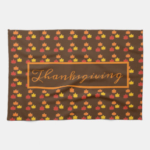 Leaf/Halloween/Herbst Geschmackvoll eingerichtetes Geschirrtuch