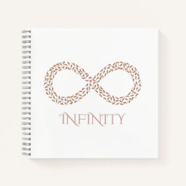 Leaf Infinity Symbol Wall Hanging Notizbuch