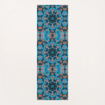 Leaf Kaleidoskop Stern in Blau und Orange