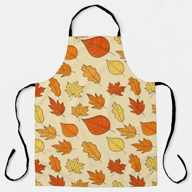 Leaf-Konzept: Muster für Autumn Symbol Schürze (Vorderseite)