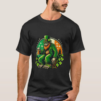 Leaf Leprechaun Bigfoot St Patricks T-Shirt