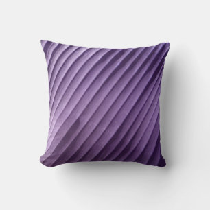 Leaf Lila Diagonal Kissen