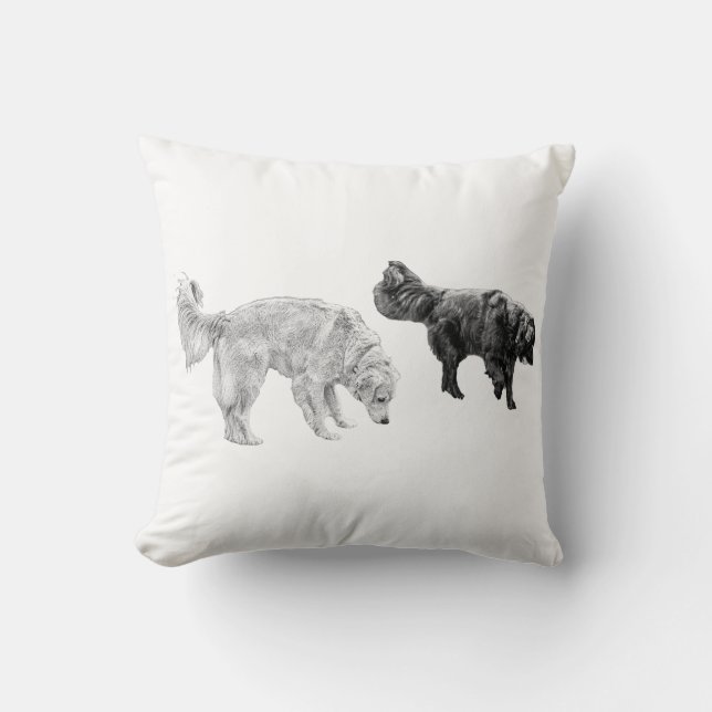 Leaf-Litter-Fokus, leises Duo Kissen (Vorderseite)