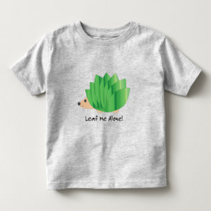 Leaf Me Alone Leafy Green Igel Kleinkind T-shirt
