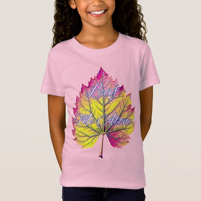 LEAF ME ALONE T-Shirt (Vorderseite)