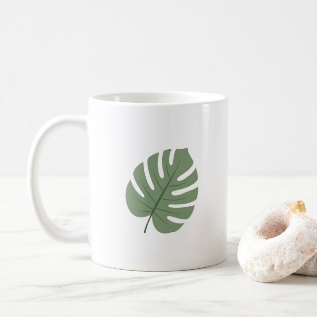 Leaf mug kaffeetasse (Mit Donut)