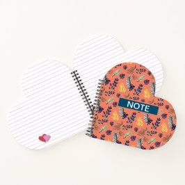 Leaf-Muster für Notebooks und Schreibpads Notizbuch