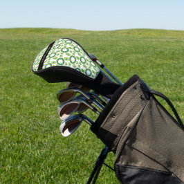 Leaf-Muster, grüne Blätter, Ihr Name Golf Headcover