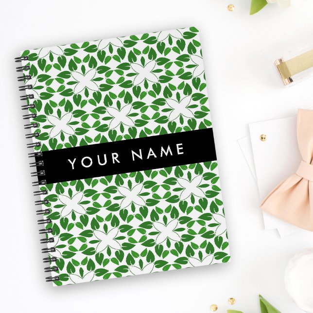 Leaf-Muster, grüne Blätter, Ihr Name Planer (Von Creator hochgeladen)