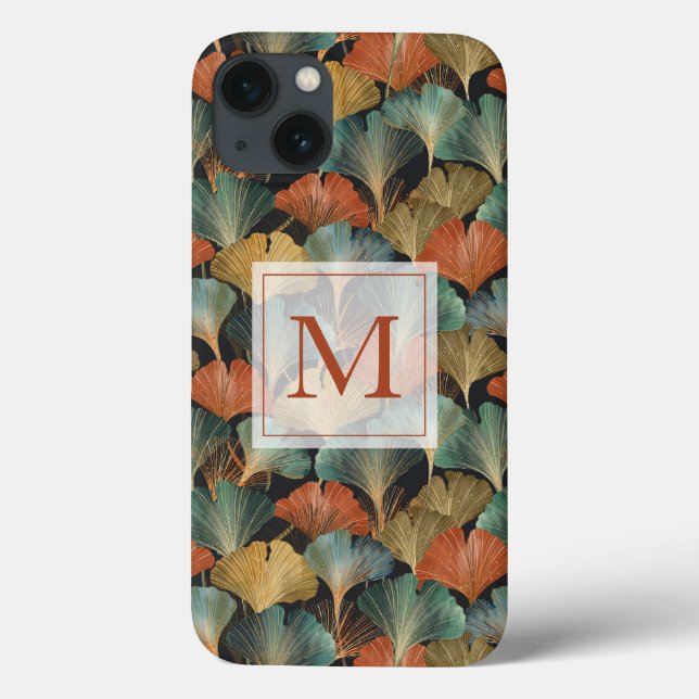 Leaf-Muster personalisieren Case-Mate iPhone Hülle (Rückseite)