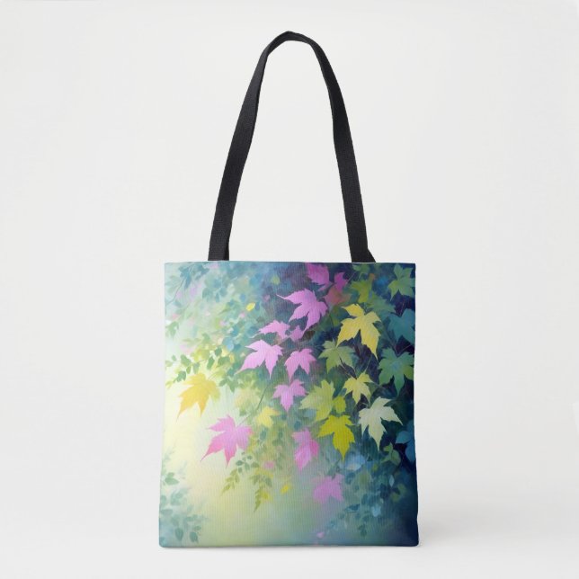 Leaf Nah-up ruhige Natursaison Tasche (Vorderseite)