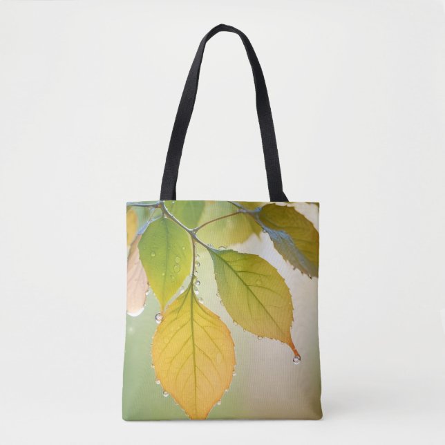 Leaf Nah-up ruhige Natursaison Tasche (Vorderseite)