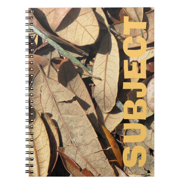 Leaf Nature-Notebook Notizblock (Vorderseite)