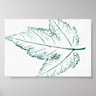 Leaf Nature Print Mini-Poster Poster