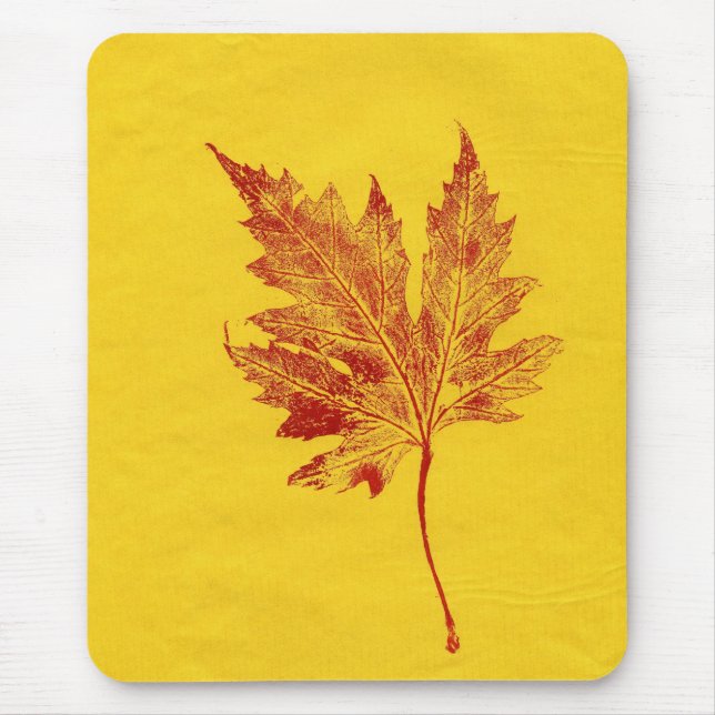 Leaf Nature Prints Mousepad (Vorne)
