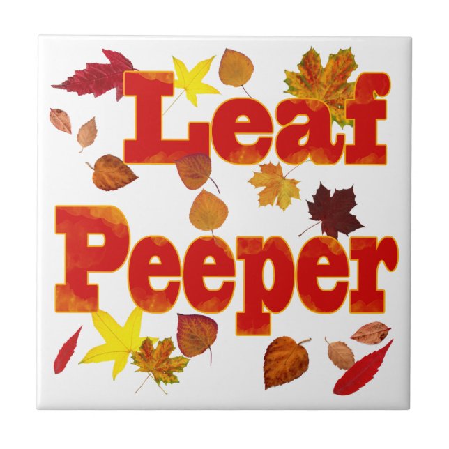 Leaf Peeper Fliese (Vorderseite)