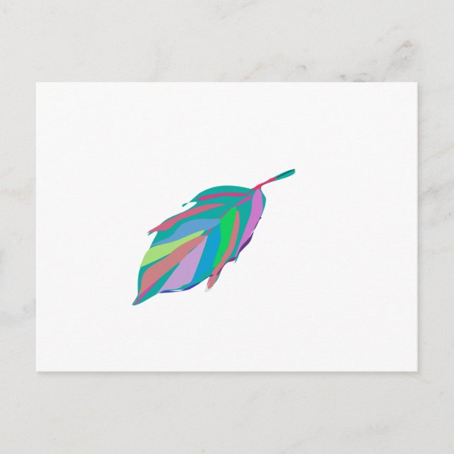 Leaf Postkarte (Vorderseite)