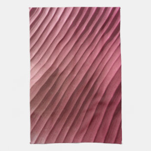 Leaf Red Diagonal Handtuch