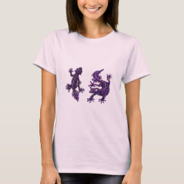 Leaf-Schwanz Gecko Illustration T-Shirt