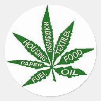 LEAF-STICKER RUNDER AUFKLEBER