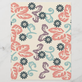 Leaf & Swirl Scrapbook Paper