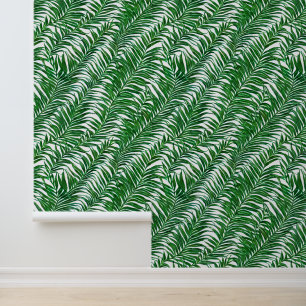 Leaf-Tendrillen Muster botanischer Dschungel tropi Tapete