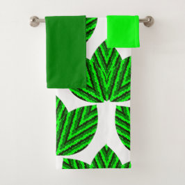 Leaf Trios Badhandtuch Set