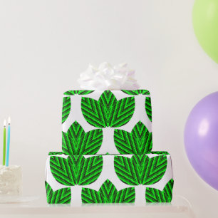 Leaf Trios Geschenkpapier