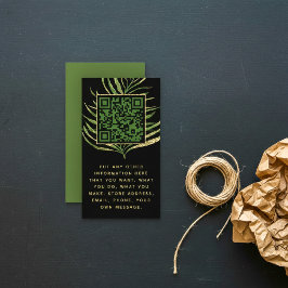 Leaf und QR Code einfügen für Kundenaufträge. Begleitkarte