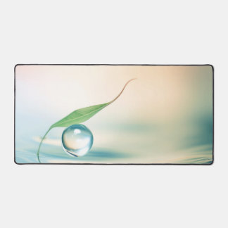Leaf Wasser Tropfen Natur Stille Ruhe Schreibtischunterlage