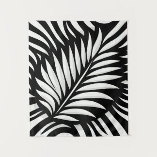 Leaf Zebra Stripes Stil Wandteppich