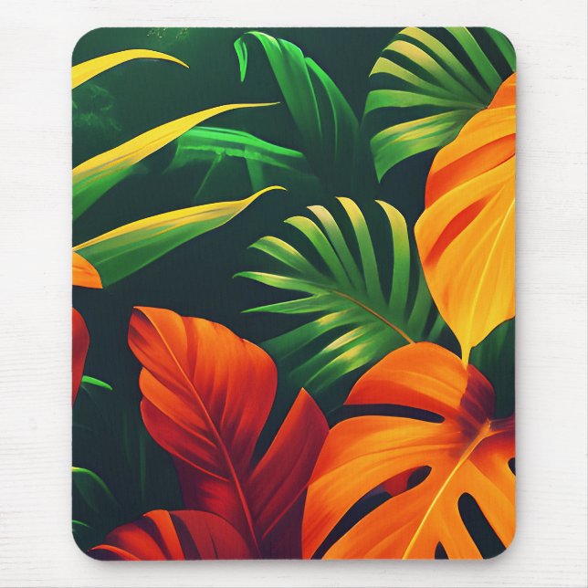 LEAFENBLÄTTER NATURE GARDEN MOUSEPAD (Vorne)