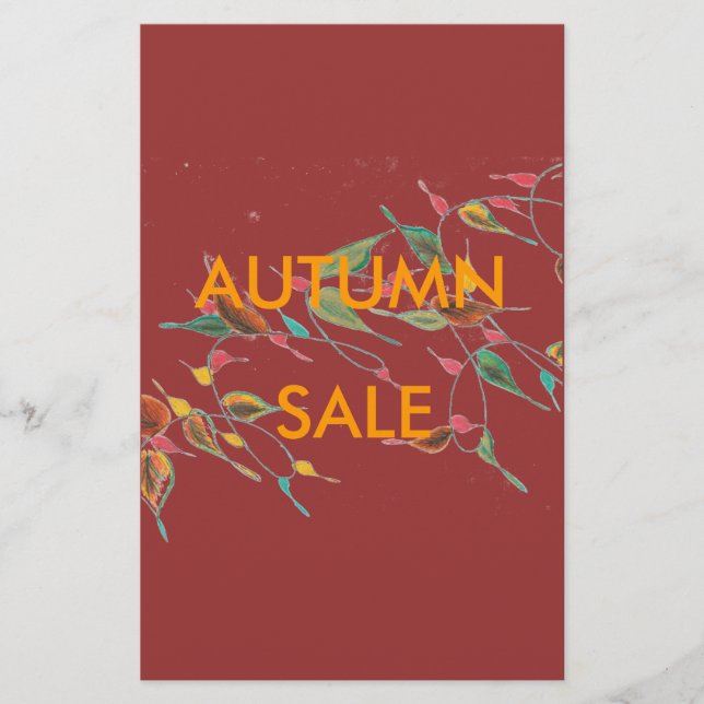 Leafine Vine Autumn Sale Flyer (Vorne)