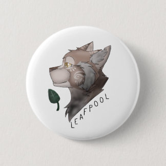 Leafpool Krieger-Katzen-Button Button