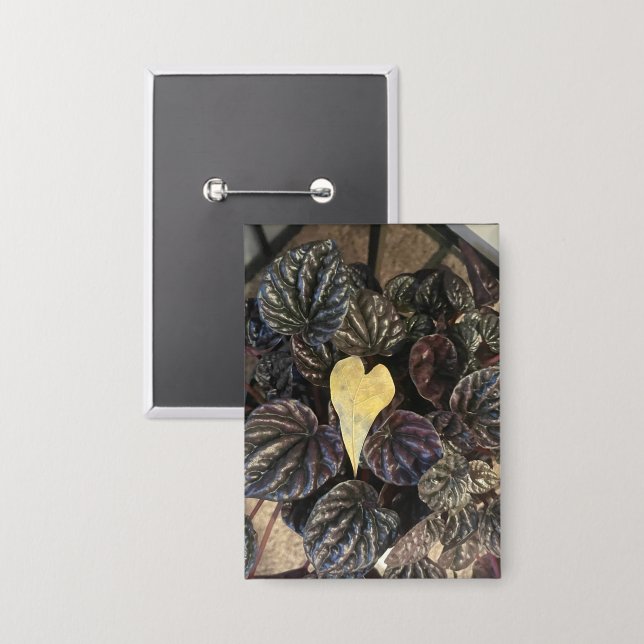 leafs button (Vorderseite/Rückseite)