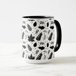 Leafs-Illustrationskunstwerk Tasse