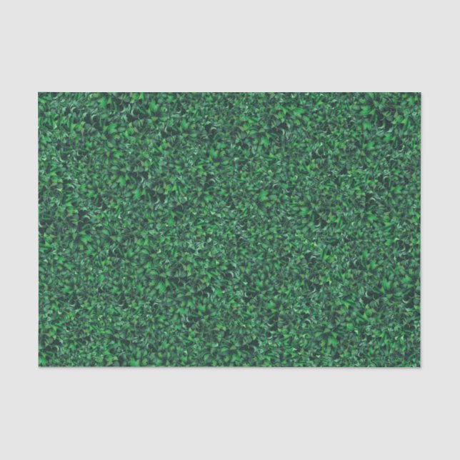 Leafy Elegance Botanisches Muster Seidenpapier (Vorderseite)