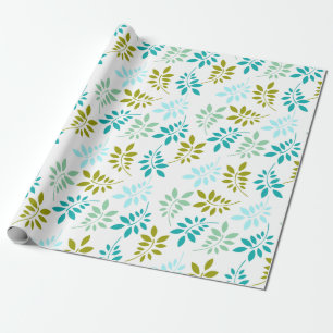 Leafy Elegance über das Umblättern von ZazzleWrapM Geschenkpapier