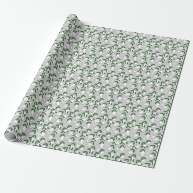 Leafy Elegance über das Umblättern von ZazzleWrapM Geschenkpapier (Ungerollt)