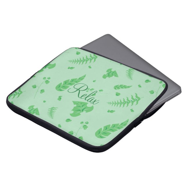 Leafy Laptopschutzhülle (Vorne Oben)