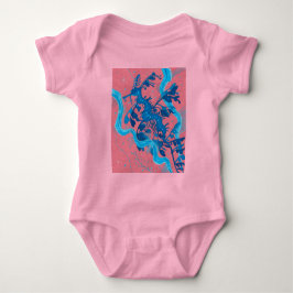 Leafy Sea Dragon Seepferd Unterwassermalerei Baby Strampler