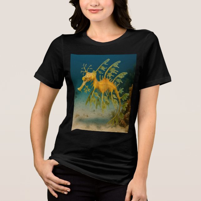 Leafy Sea Dragon Tri-Blend Shirt (Vorderseite)