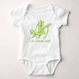 Leafy Skulpturen auf Baby Bodysuit Strampler