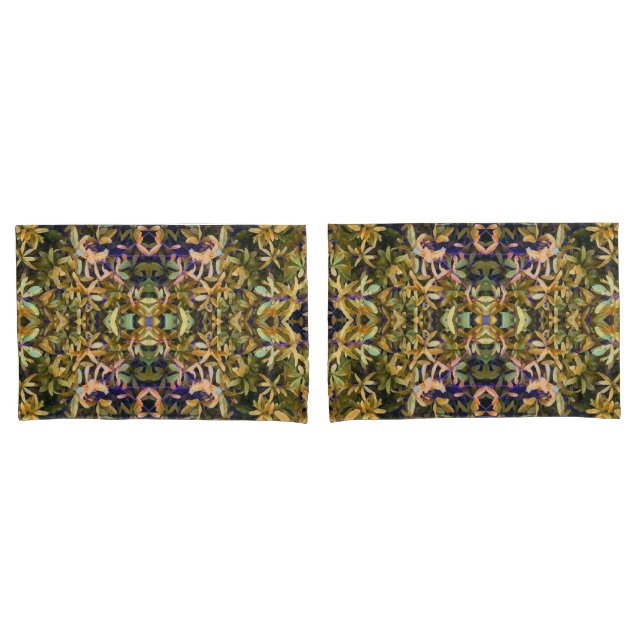 Leafy Tapestry Kissenbezug (Vorderseite-Set)
