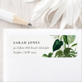 Leafy Tropical Palm Foliage Adresse