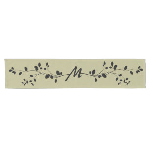 Leafy Vine Design Table Runner Kurzer Tischläufer