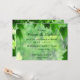 Leafy Wedding Brunch Einladung (Vorderseite/Rückseite Beispiel)