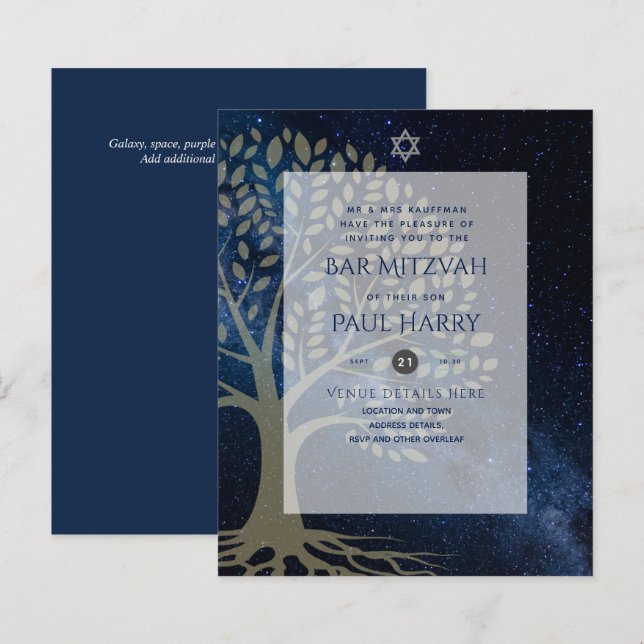 Leah G Elegant Chic Bar Mitzvah Jüdische Torah Chi (Vorne/Hinten)